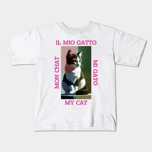 Il mio gatto Kids T-Shirt